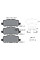 2594701 TEXTAR Колодки гальмівні (задні) Honda HR-V 1.5/1.8 16V 14-