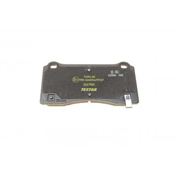 2627501 TEXTAR Колодки гальмівні (передні) Tesla Model 3/Y 18- (з датчиком) (Brembo) Q+