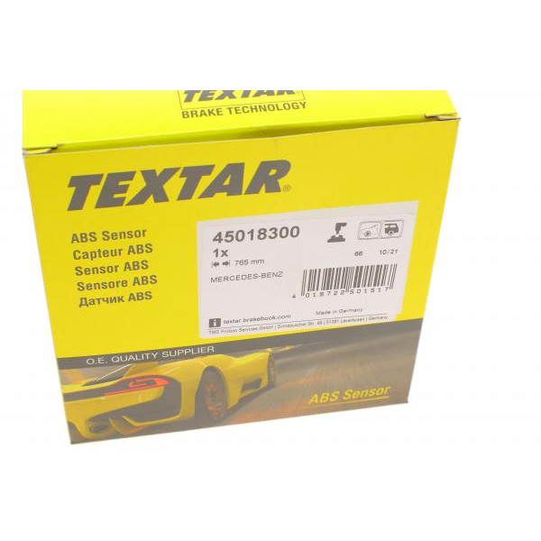 45018300 TEXTAR Датчик ABS (задній) MB S-class (W221) 05-13