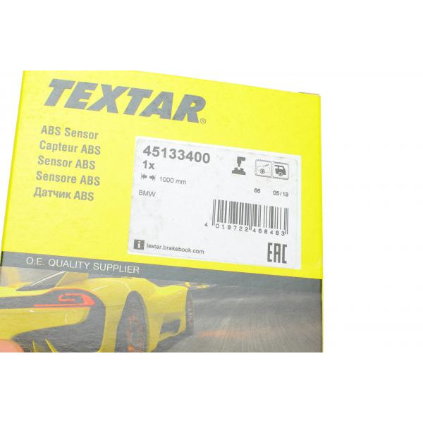 45133400 TEXTAR Датчик ABS (задній) BMW 3 (E90/E91/E92/E93) 04-13