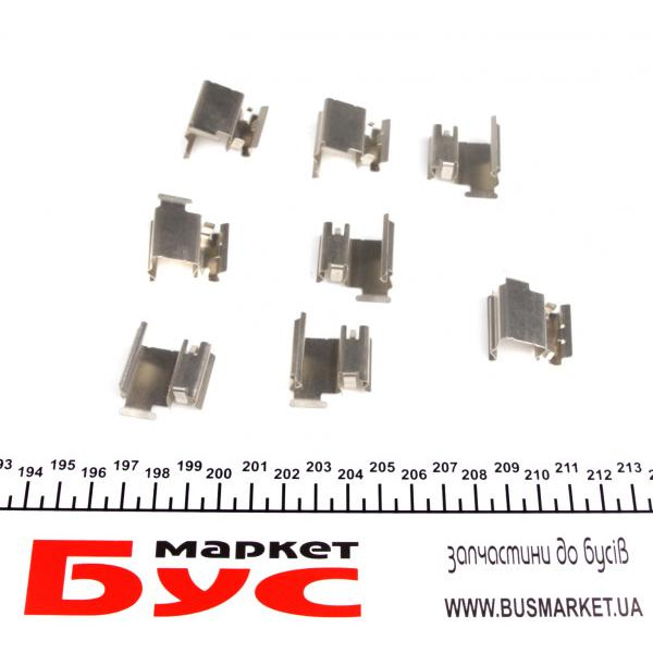 82054200 TEXTAR Планка супорта (переднього/заднього) притискна (к-кт) VW Crafter/Fiat Doblo/MB Vito(W639) (Bosch) 06-