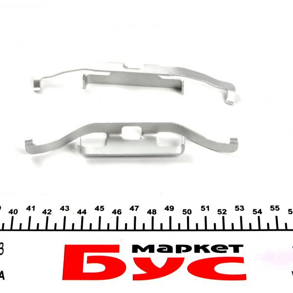 82077100 TEXTAR Планка супорта (заднього) притискна (к-кт) VW T5/Touareg 03- (Teves)