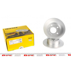 92057503 TEXTAR Диск гальмівний (задній) Skoda Superb/VW Passat (245x10mm) PRO