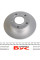 92057503 TEXTAR Диск гальмівний (задній) Skoda Superb/VW Passat (245x10mm) PRO