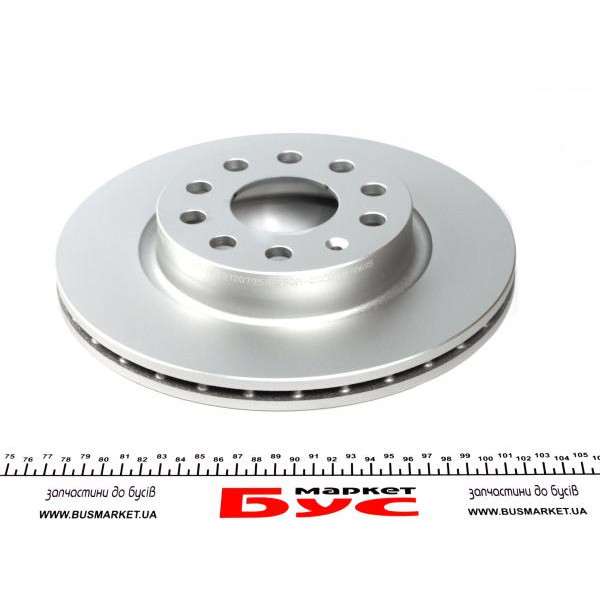 92120705 TEXTAR Диск гальмівний (передній) VW Caddy 04- (280x22) PRO+