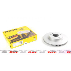 92121605 TEXTAR Диск гальмівний (передній) Porsche Cayenne/VW Touareg 02- (330x32) (R) PRO+