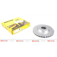 92121705 TEXTAR Диск тормозной (передний) Audi Q7 06-15/Porsche Cayenne 02-/VW Touareg 02-10 (350x34) (L) PRO+