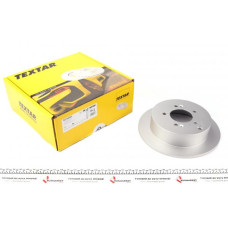 92134003 TEXTAR Диск гальмівний (задній) Hyundai Santa FE/Tucson/Kia Sportage 04- (284x10.1) PRO