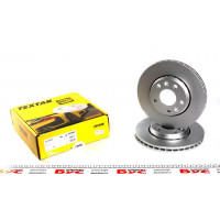 92195505 TEXTAR Диск гальмівний (передній) Renault Megane 08- (280x24) PRO+