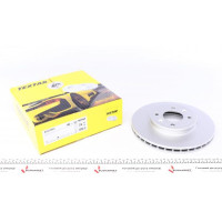 92237903 TEXTAR Диск гальмівний (передній) Kia Rio III/Hyundai Accent 11- (256x22) PRO