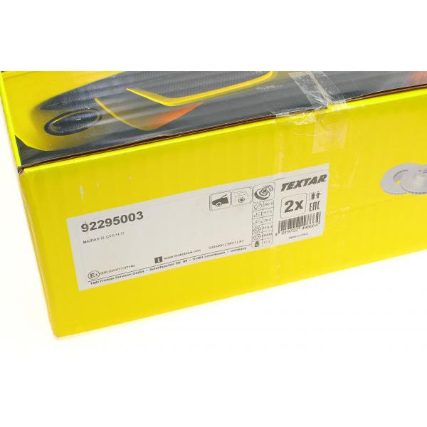 92295003 TEXTAR Диск тормозной (передний) Mazda 6/CX-5 11- (297x28) PRO