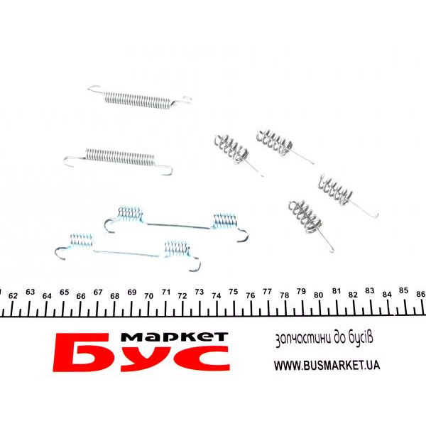 97012400 TEXTAR Комплект пружинок колодок ручника MB Sprinter 408-416/VW LT 46 (Ate)