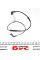 98030500 TEXTAR Датчик зносу гальмівних колодок (задніх) BMW 5 (E60) 03-