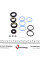 15599823 TRANSTEC Ремкомплект рейки рульової Renault Laguna I 1.6-3.0 93-01