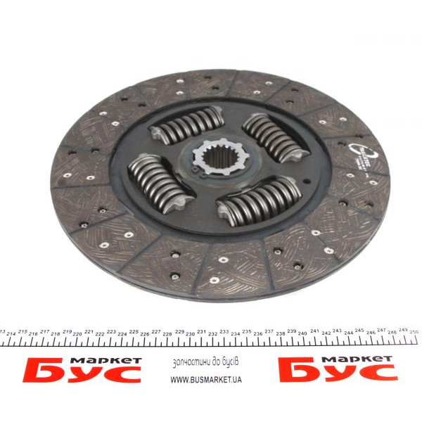 0123168 TRUCKTEC AUTOMOTIVE Диск зчеплення MB Vario 4.3 (d=362mm)