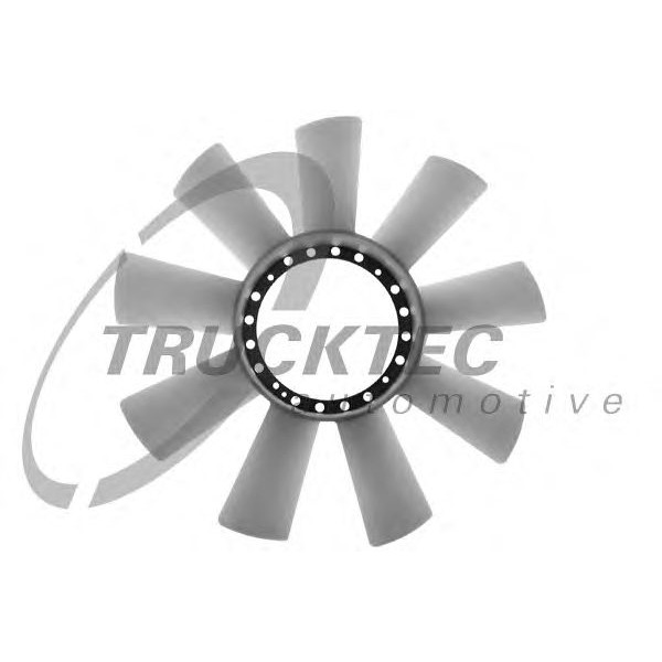 0219134 TRUCKTEC AUTOMOTIVE Крильчатка вентилятора MB Sprinter/Vario OM602 (4 кріплення)