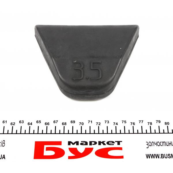 0230402 TRUCKTEC AUTOMOTIVE Подушка ресори (трикутник) MB Sprinter/VW LT 96- (2-ох лист.)