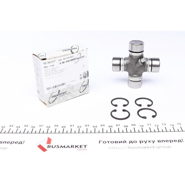 0234017 TRUCKTEC AUTOMOTIVE Хрестовина кардана DB 208-310/Vito (W639) (24x76)