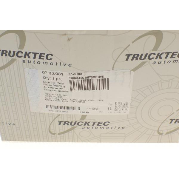 0720081 TRUCKTEC AUTOMOTIVE Подушка двигуна (R) Audi A4/A5/Q5 2.0-3.0D 07-17