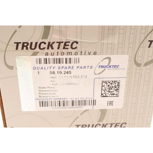 0819245 TRUCKTEC AUTOMOTIVE Помпа води BMW X1 (F48)/X2 (F39) 14-
