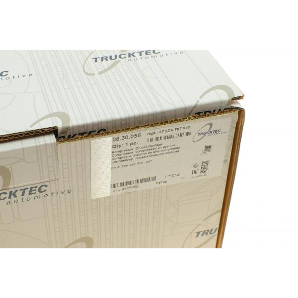 0830055 TRUCKTEC AUTOMOTIVE Компресор пневмосистеми BMW 5 (E39)/7 (E65/E66/E67)/X5 (E53) 00-06 M52/M57/M62/N62