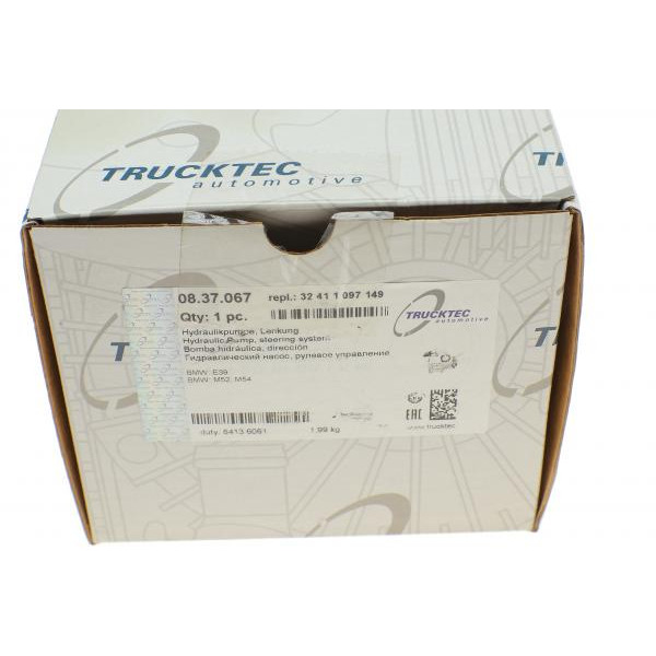 0837067 TRUCKTEC AUTOMOTIVE Насос ГУР BMW 5 (E39) 2.0i-3.0i 95-04
