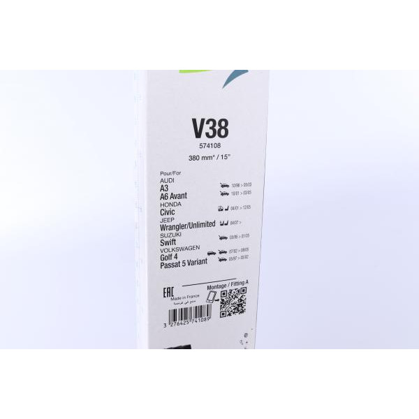 574108 VALEO Щітка склоочисника (380mm) Audi A4/A6/Chevrolet Aveo/Renault Kangoo 96-