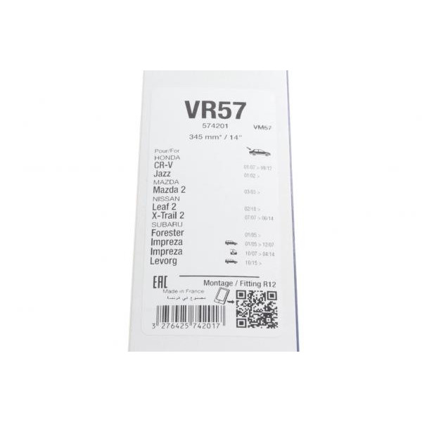 574201 VALEO Щітка склоочисника (задня) (345mm) Nissan X-Trail/Subaru Forrester 07-
