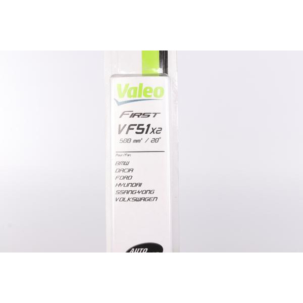 575551 VALEO Щітки склоочисника (500/500mm) Citroen Jumpy/Dacia Duster/Fiat Ducato 82-