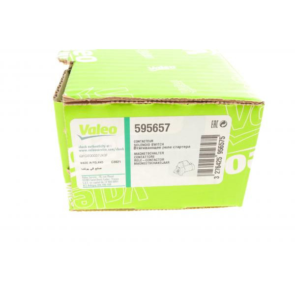 595657 VALEO Реле стартера, що втягує Renault Megane 1.5dCi 09-