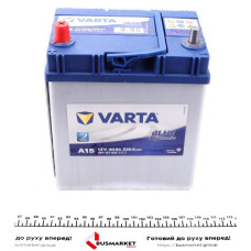 5401270333132 VARTA Акумуляторна батарея 40Ah/330A (187x127x227/+L/B00) Blue Dynamic A15 Азія