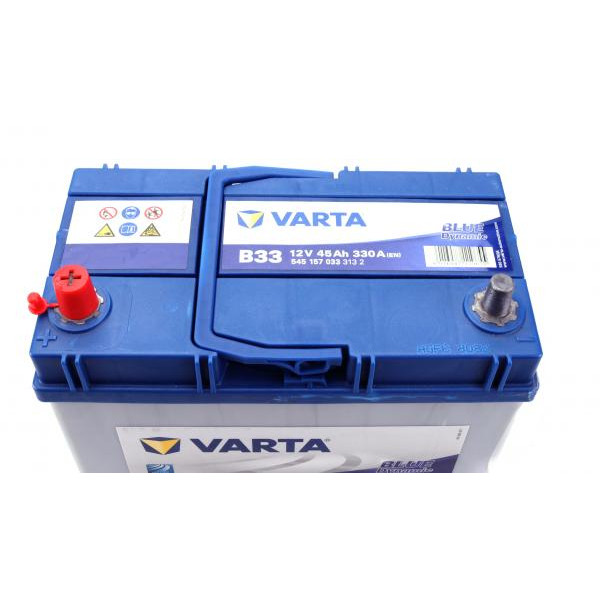5451570333132 VARTA Акумуляторна батарея 45Ah/330A (238x129x227/+L/B00) Blue Dynamic B33 Азія