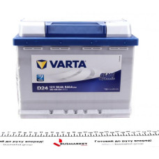 5604080543132 VARTA Аккумуляторная батарея 60Ah/540A (242x175x190/+R/B13) Blue Dynamic D24