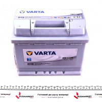 5634000613162 VARTA Акумуляторна батарея 63Ah/610A (242x175x190/+R/B13) Silver Dynamic D15