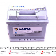 5634000613162 VARTA Аккумуляторная батарея 63Ah/610A (242x175x190/+R/B13) Silver Dynamic D15
