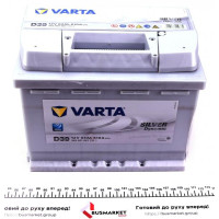 5634010613162 VARTA Акумуляторна батарея 63Ah/610A (242x175x190/+L/B13) Silver Dynamic D39