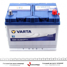 5704120633132 VARTA Акумуляторна батарея 70Ah/630A (261x175x220/+R/B01) Blue Dynamic E23 Азія