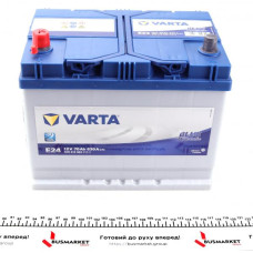 5704130633132 VARTA Акумуляторна батарея 70Ah/630A (261x175x220/+L/B01) Blue Dynamic E24 Азія