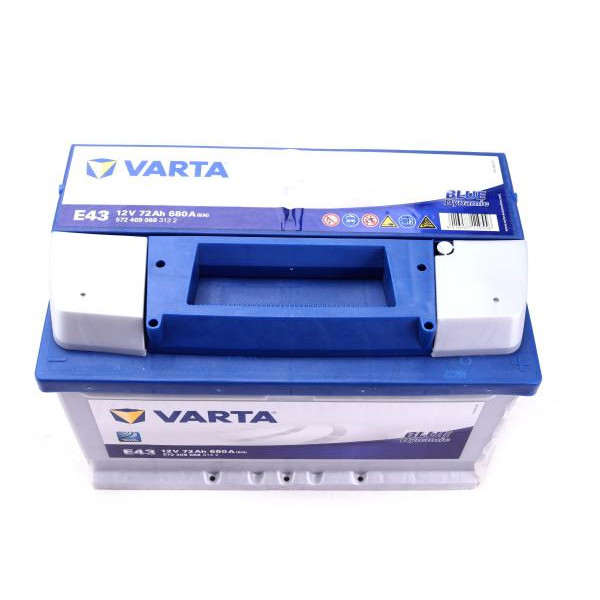 5724090683132 VARTA Акумуляторна батарея 72Ah/680A (278x175x175/+R/B13) Blue Dynamic E43