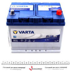 572501076D842 VARTA Акумуляторна батарея 72Ah/760A (261x175x220/+R/B01) (Start-Stop EFB) Blue Dynamic N72 Азія