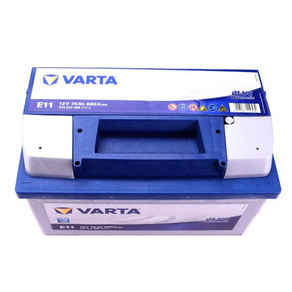 5740120683132 VARTA Акумуляторна батарея 74Ah/680A (278x175x190/+R/B13) Blue Dynamic E11
