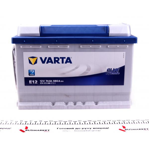 5740130683132 VARTA Акумуляторна батарея 74Ah/680A (278x175x190/+L/B13) Blue Dynamic E12