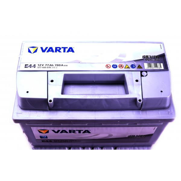 5774000783162 VARTA Акумуляторна батарея 77Ah/780A (278x175x190/+R/B13) Silver Dynamic E44