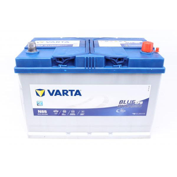 585501080D842 VARTA Акумуляторна батарея 85Ah/800A (306x173x225/+R/B01) (Start-Stop EFB) Blue Dynamic N85 Азія