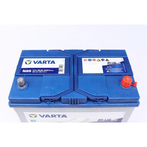 585501080D842 VARTA Акумуляторна батарея 85Ah/800A (306x173x225/+R/B01) (Start-Stop EFB) Blue Dynamic N85 Азія