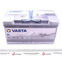 595901085D852 VARTA Акумуляторна батарея 95Ah/850A (353x175x190/+R/B13) (Start-Stop AGM) Silver Dynamic G14