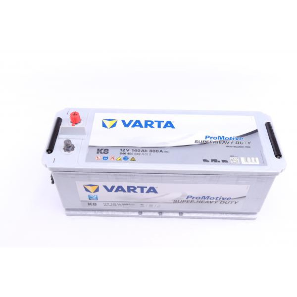640400080A722 VARTA Акумуляторна батарея 140Ah/800A (513x189x223/+L/B13) Promotive SHD K8