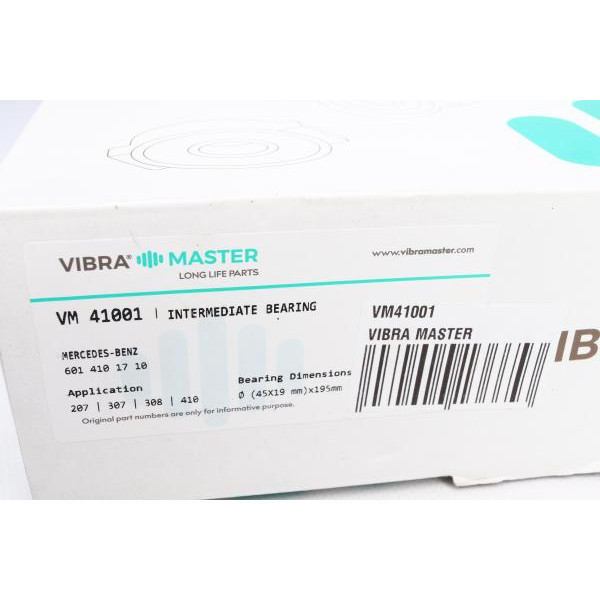 VM41001 VIBRA MASTER Підшипник підвісний MB 207-410 (d=45mm)