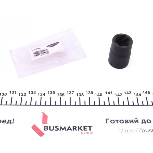 V2408 VIGOR Головка для викручування скруглених болтів та гайок (з гвинтовою канавкою) 15mm (1/2")