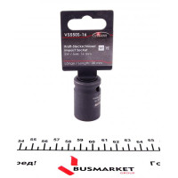 V5550S16 VIGOR Адаптер ударний HEX (1/2", 16mm)